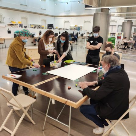 Imágenes de la visita a Medialab Tabakalera